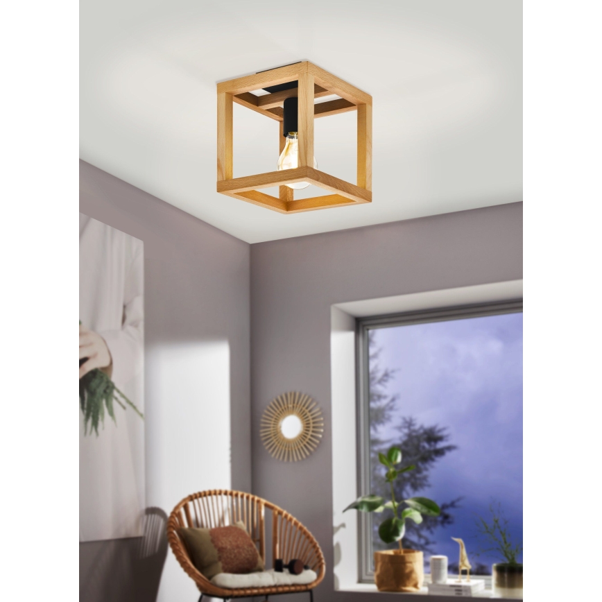 Eglo 32146 - Taklampa BLACKCROWN 1xE27/40W/230V