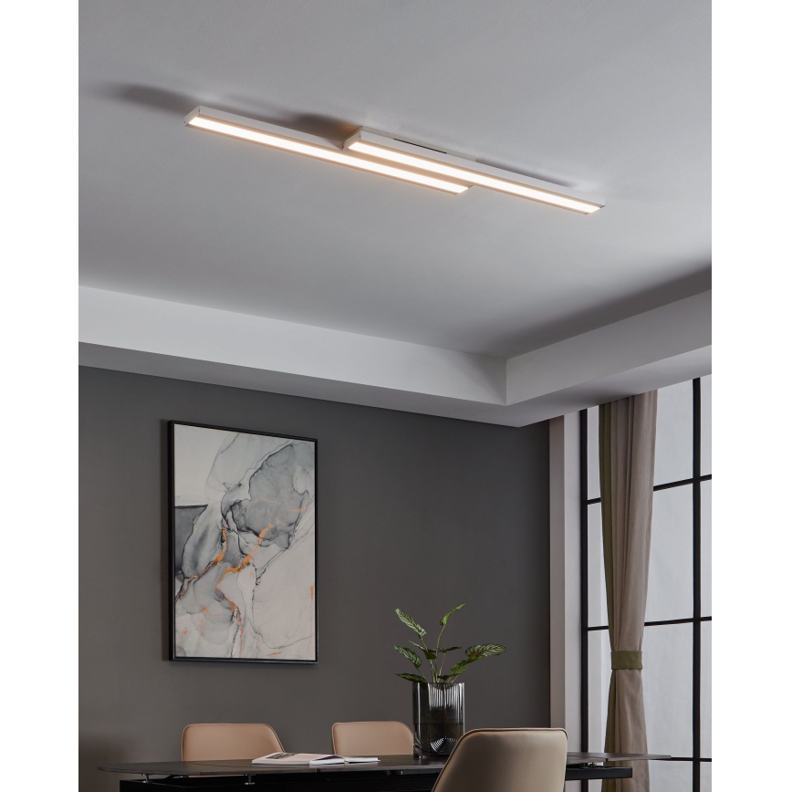 Eglo 32164 - LED RGBW Dimmbar taklampa SALITERAS-C LED/24W/230V 2700-6500K vit