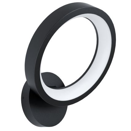 Eglo 32325 - LED RGBW Ljusreglerad vägglampa MARGHERA-C LED/16W/230V 2700-6500K svart