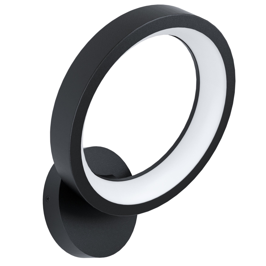 Eglo 32325 - LED RGBW Ljusreglerad vägglampa MARGHERA-C LED/16W/230V 2700-6500K svart