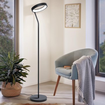 Eglo 32327 - LED RGBW dimmerbar golvlampa MARGHERA-C LED/15,5W/230V 2700-6500K svart