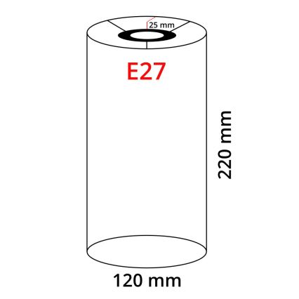 Eglo 32502 - Universell lampskärm TUNJA för E27, diam. 12 cm, brun