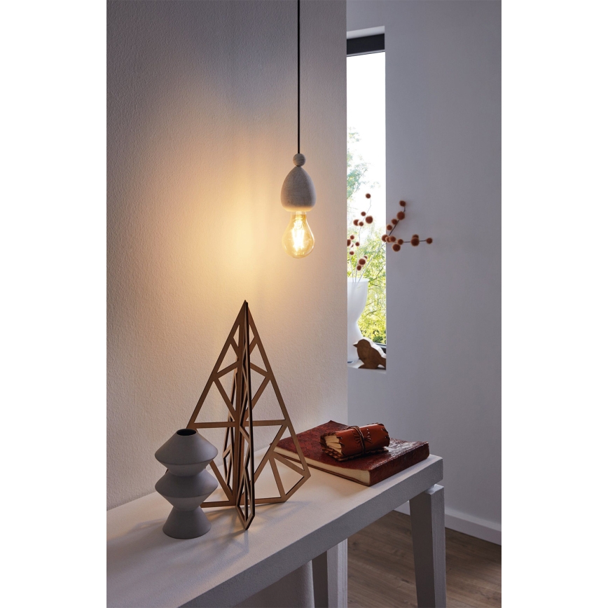 Eglo 32544 - Taklampa YORTH 1xE27/60W/230V vit