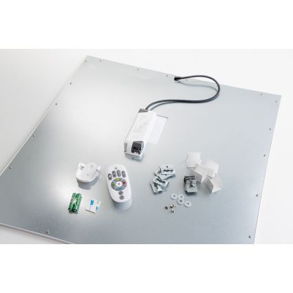 Eglo 32547 - LED RGBW dimbar infälld/ytmonterad panel 2-i-1 SALOBRENA-C LED/34W/230V vit 60x60 cm + fjärrkontroll