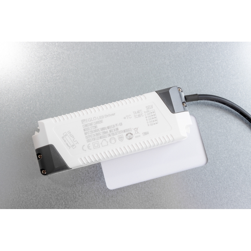 Eglo 32547 - LED RGBW dimbar infälld/ytmonterad panel 2-i-1 SALOBRENA-C LED/34W/230V vit 60x60 cm + fjärrkontroll