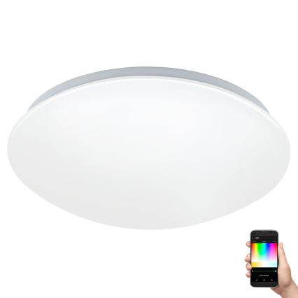 Eglo - LED RGB Dimbar vägg- och taklampa GIRON-C LED/17W/230V