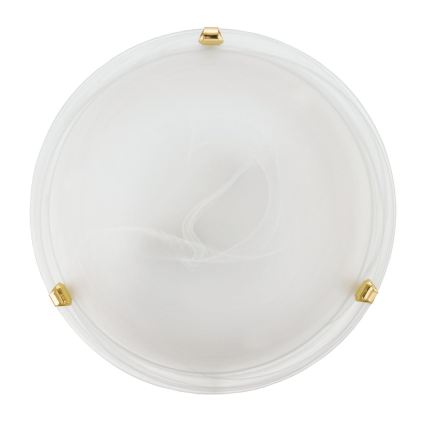 Eglo 32601 - LED taklampa SALOME LED/11W/230V Ø 30 cm guldfärgad/alabasterglas