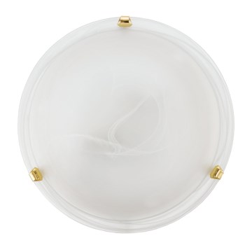 Eglo 32601 - LED taklampa SALOME LED/11W/230V Ø 30 cm guldfärgad/alabasterglas