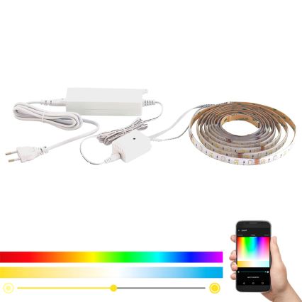 Eglo - LED RGB CCT-remsa 5 m STRIPE-C LED/16W/230V