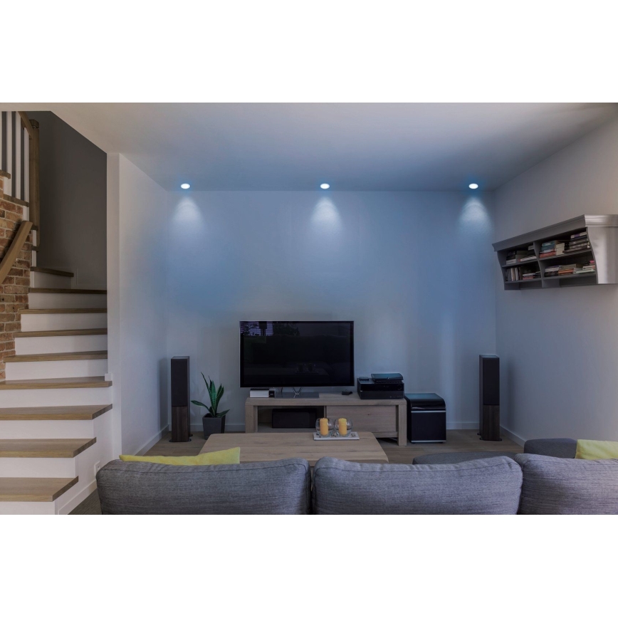 Eglo - LED RGB dimbar infälld taklampa FUEVA-C LED/10,5W/230V Ø 17 cm