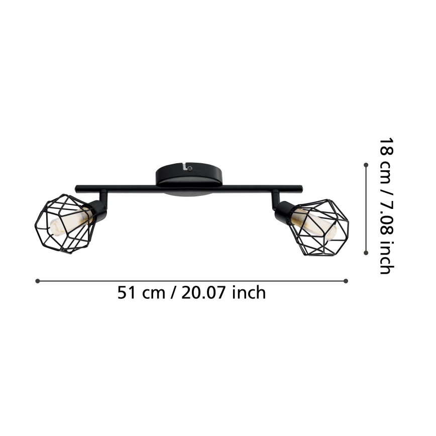 Eglo 32766 - LED Spotlight ZAPATA 2xG9/3W/230V