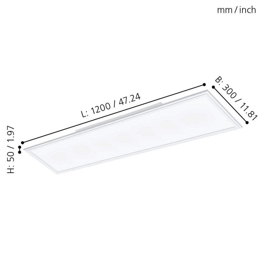 Eglo - LED fäst panel SALOBRENA LED/33W/230V