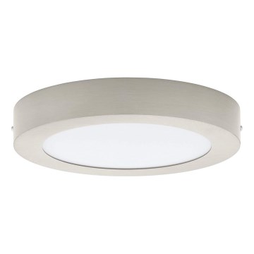 Eglo 32817 - Dimbart LED-taklampa FUEVA LED/21W/230V 3000-6500K Ø 30 cm matt krom + fjärrkontroll