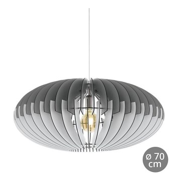 Eglo 32834 - Pendellampa på kabel SOTOS 1xE27/60W/230V Ø 700 mm