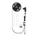 Eglo 32859 - LED RGB dimbar remsa 5m COB STRIPE LED/12W/230V 4000K IP44 + fjärrkontroll