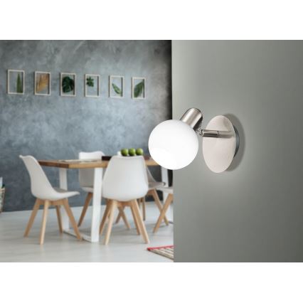 Eglo 32925 - LED-dimbar väggspot COMBA 1xE14/6W/230V matt krom