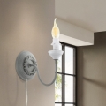 Eglo 33003 - Vägglampa 1xE14/40W/230V grå