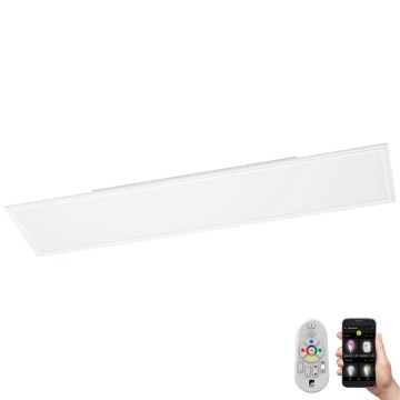 Eglo 33203 - LED RGBW Ljusreglerad fäst panel SALOBRENA LED/34W/230V + fjärrkontroll