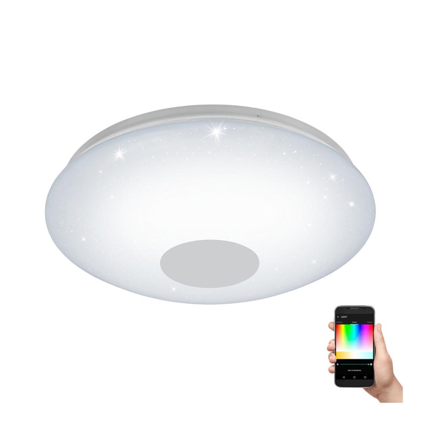 Eglo 33218 - LED RGBW Dimbart takarmatur VOLTAGO-C LED/17W/230V 2700-6500K Ø 38 cm