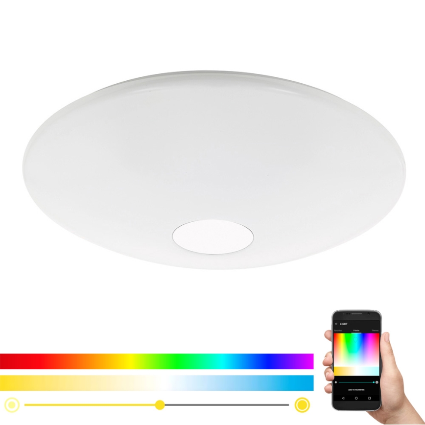 Eglo 33271 - LED RGBW Dimbar taklampa TOTARI-C LED/34W/230V Ø 60 cm + fjärrkontroll