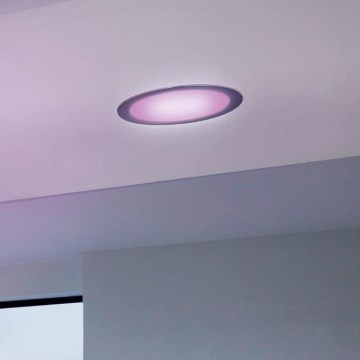 Eglo 33317 - LED RGBW dimbar infälld takarmatur FUEVA-C LED/15,6W/230V 2700-6500K Ø 22,5 cm