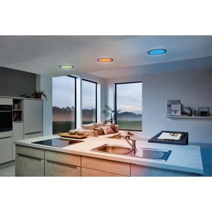 Eglo 33317 - LED RGBW dimbar infälld takarmatur FUEVA-C LED/15,6W/230V 2700-6500K Ø 22,5 cm