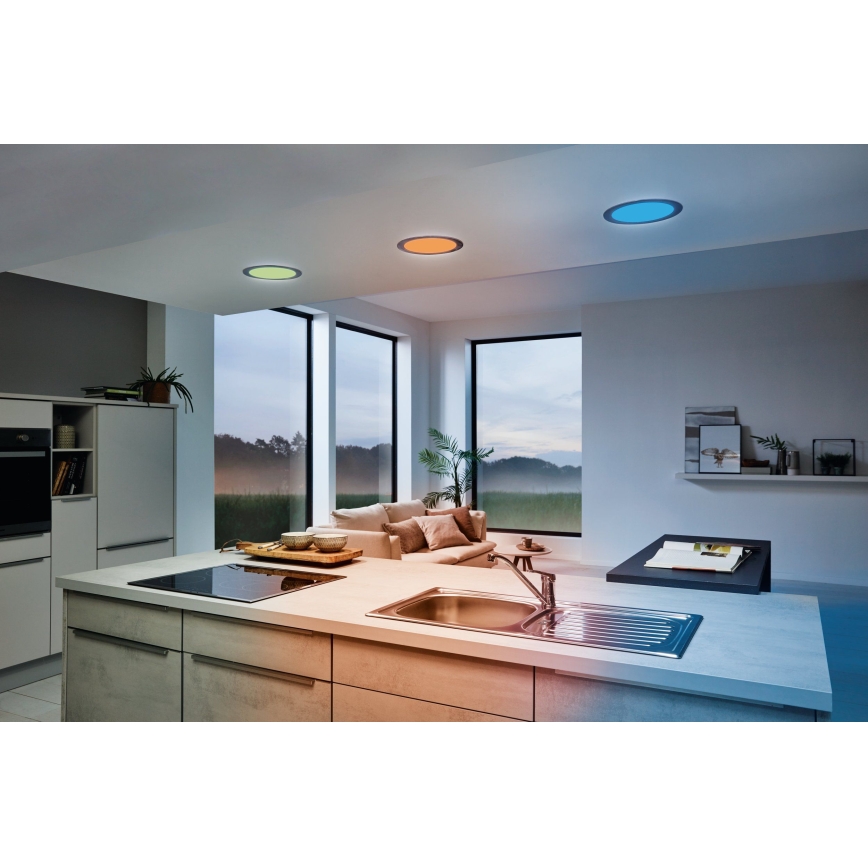 Eglo 33317 - LED RGBW dimbar infälld takarmatur FUEVA-C LED/15,6W/230V 2700-6500K Ø 22,5 cm