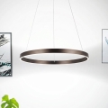 Eglo 33483 - LED-takpendel på vajer ALCAZABA, 2xLED/18W/230V, 3000K, Ø 55 cm, bronsfärgad