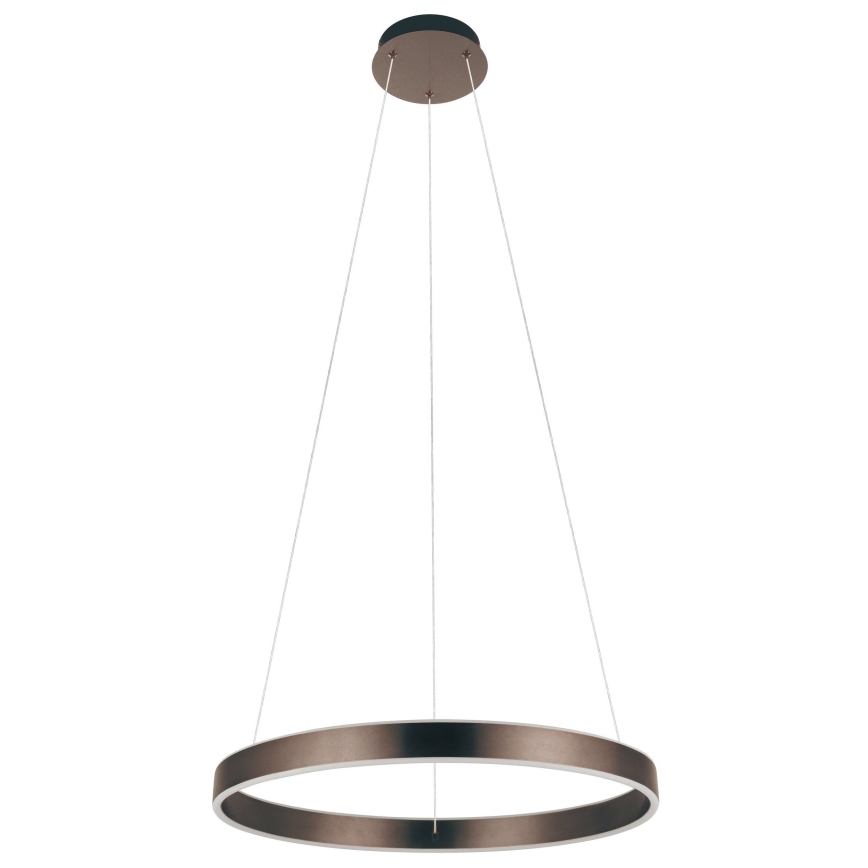 Eglo 33483 - LED-takpendel på vajer ALCAZABA, 2xLED/18W/230V, 3000K, Ø 55 cm, bronsfärgad