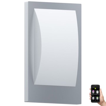 Eglo 33569 - LED vägglampa för utomhusbruk VERRES-C LED/9W/230V IP44 matt krom