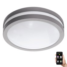Eglo 33572 - LED Dimbar badrumslampa LOCANA-C LED/14W/230V IP44 silver
