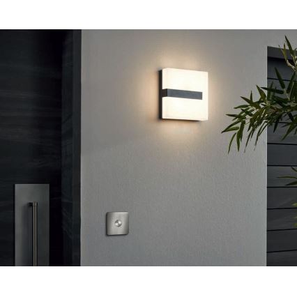 Eglo 33574 - LED Dimbart utomhus vägglampa TORAZZA-C LED/14W/230V IP44