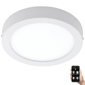 Eglo 33575 - LED Dimbart badrumslampa ARGOLIS-C LED/16,5W/230V IP44 vit