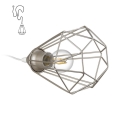 Eglo 33618 - Bordslampa med stickkontakt TARBES 1xE27/60W/230V