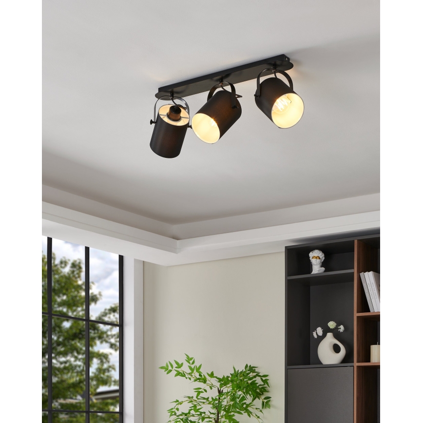 Eglo 33647 - Takspot VILLABATE 3xE27/10W/230V