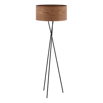 Eglo 33705 - Golvlampa CANNAFESCA 1xE27/60W/230V brun/svart