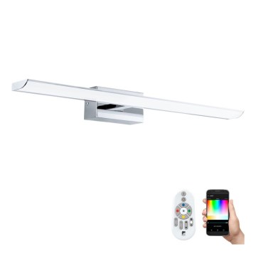 Eglo 33767 - LED RGBW Dimbart badrumsspegelbelysning TABIANO-C LED/15,6W/230V 2700-6500K 60,5 cm IP44 + fjärrkontroll