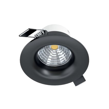 Eglo - Dimbar infälld LED belysning/6W/230V svart