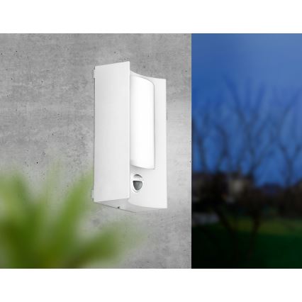 Eglo 34006 - LED Utomhus Väggbelysning med sensor CASILDA LED/6W/230V IP44