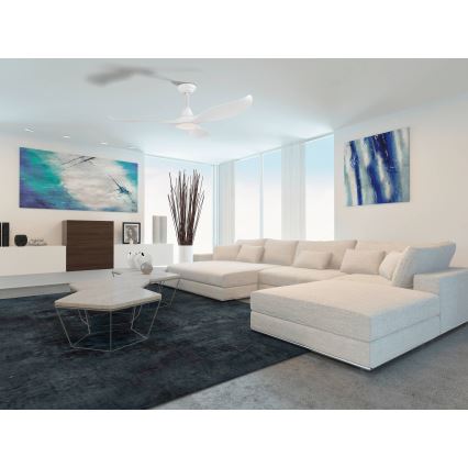 Eglo - LED Takfläkt LED/15W/230V + fjärrkontroll