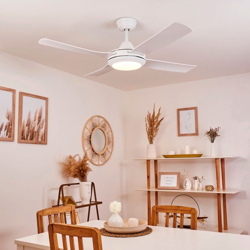 Eglo - LED Takfläkt LED/20W/230V