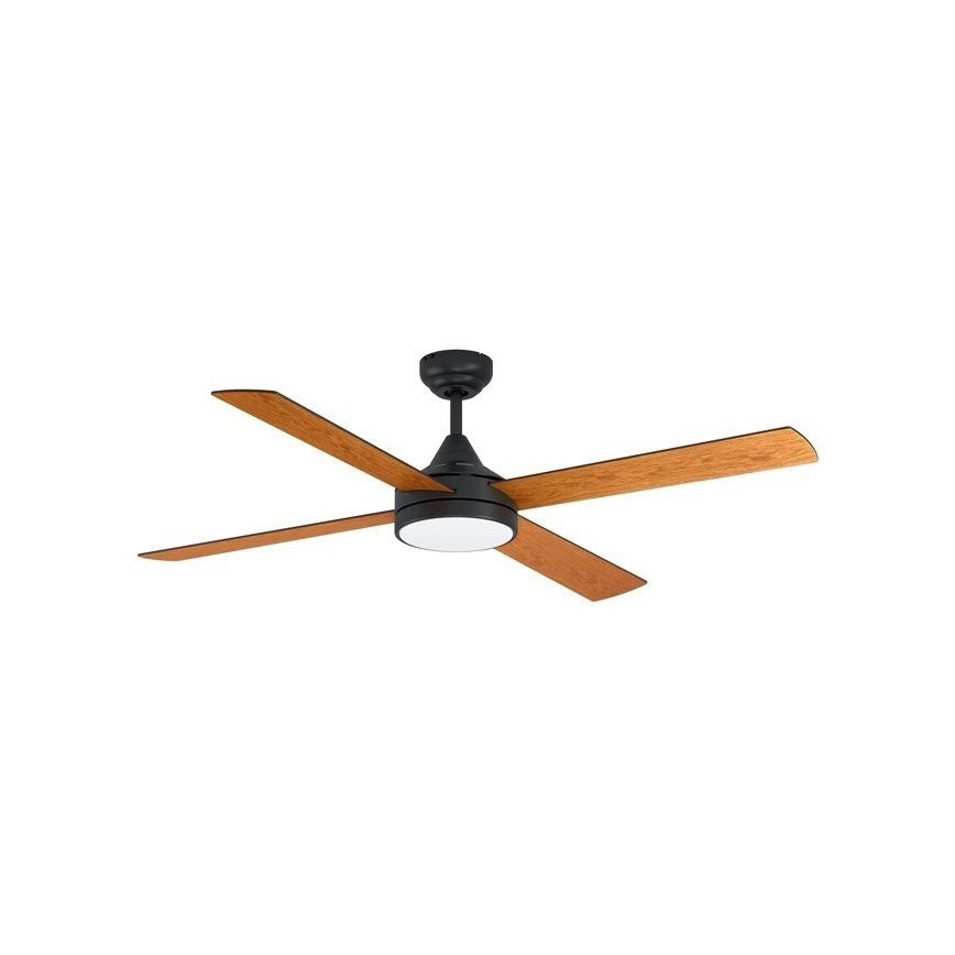 Eglo - LED takfläkt med justerbar ljusstyrka LED/20W/230V + fjärrkontroll  svart