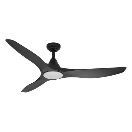 Eglo - LED-takfläkt LED/20W/230V 3000/4000/5000K Ø 132 cm svart + fjärrkontroll