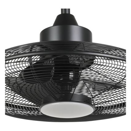 Eglo - LED takfläkt LED/15W/230V 3000/4000/5000K Ø 53 cm svart + fjärrkontroll