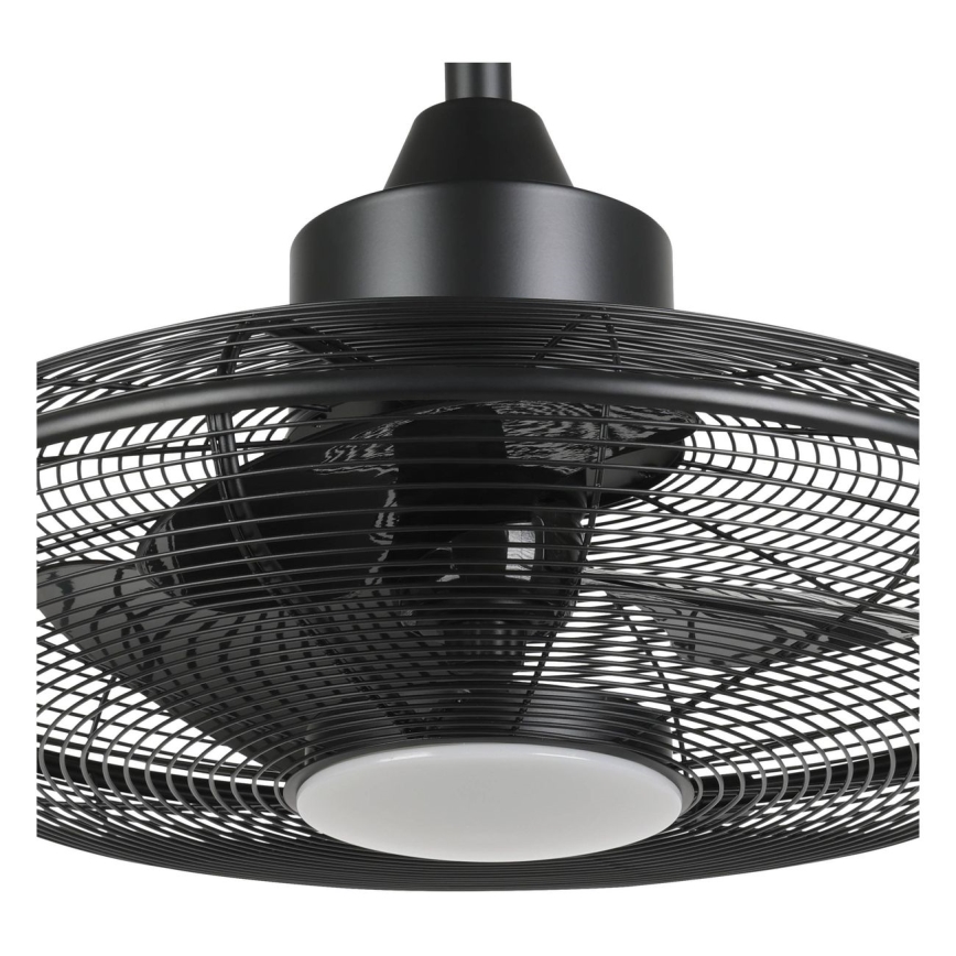 Eglo - LED takfläkt LED/15W/230V 3000/4000/5000K Ø 53 cm svart + fjärrkontroll