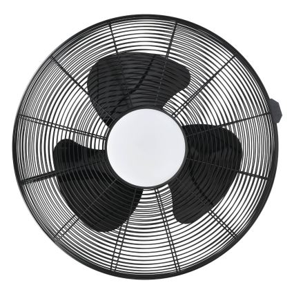 Eglo - LED takfläkt LED/15W/230V Ø 53 cm svart + fjärrkontroll