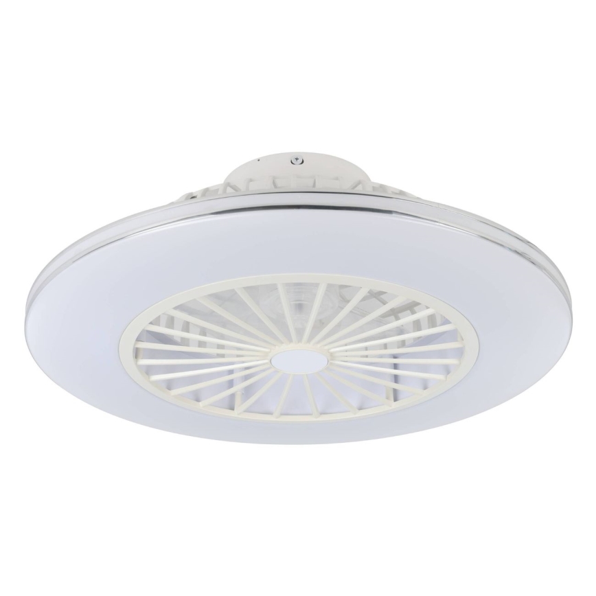 Eglo - Dimbar LED-takfläkt 3xLED/12,6W/230V Ø 55 cm vit + fjärrkontroll