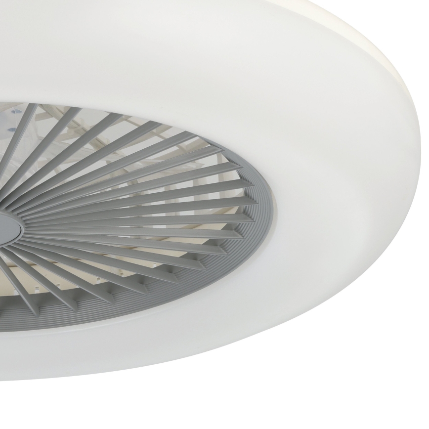 Eglo - LED-dimbar takfläkt 3xLED/12,6W/230V 2700-6500K Ø 55 cm grå + fjärrkontroll