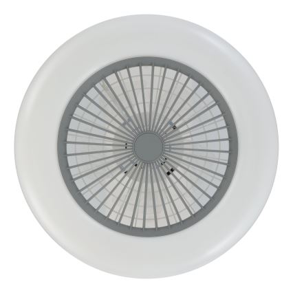 Eglo - LED-dimbar takfläkt 3xLED/12,6W/230V 2700-6500K Ø 55 cm grå + fjärrkontroll