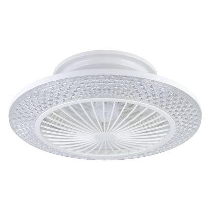 Eglo - LED-dimbar takfläkt 3x LED/12,6W/230V 2700-6500K Ø55 cm vit + fjärrkontroll